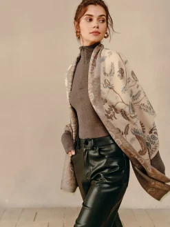 Double-Sided Large Scarf Accessories