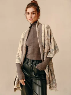 Double-Sided Large Scarf Accessories