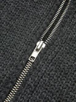 New Double-Zip Pockets Lapel Cardigan Cardigans|Sweaters & Cardigans