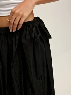 Clearance Drawstring Pleated Umbrella-Shaped Skirt Skirts|Bottoms
