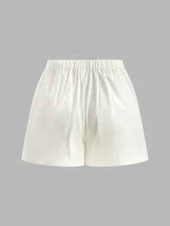 Hot Drawstring Split Casual Shorts Set Shorts Sets|Shorts