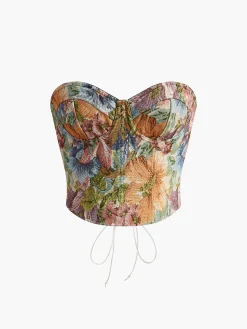 Best Drawstring Wrap Corset Corset Tops|Tops