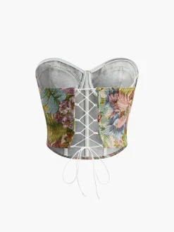 Best Drawstring Wrap Corset Corset Tops|Tops