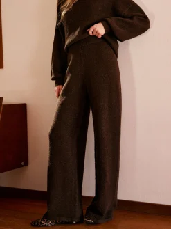 Best Elastic Waist Sweater Pants Pants|Knitwear