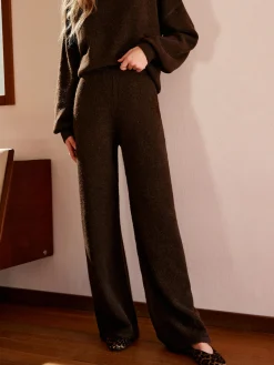 Best Elastic Waist Sweater Pants Pants|Knitwear