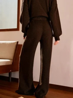 Best Elastic Waist Sweater Pants Pants|Knitwear