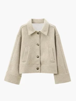 New Elegant Breasted Lapel Jacket Outerwear|Jackets