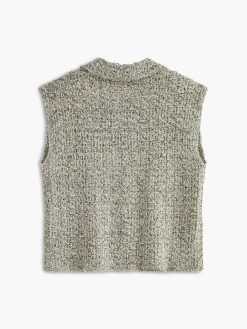 Clearance Elegant Breasted Lapel Sweeter Vest Sweater Vests|Sweaters & Cardigans