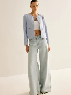 Elegant Button Down Jacket Outerwear|Jackets