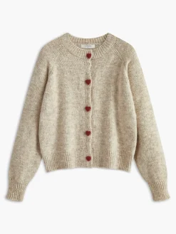 Hot Elegant Heart-Button Cardigan Cardigans|Sweaters & Cardigans