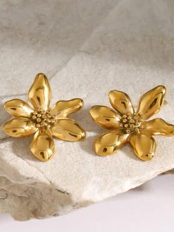 Sale Elegant Irregular Petal Earrings Earrings|Accessories