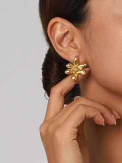 Sale Elegant Irregular Petal Earrings Earrings|Accessories