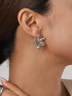 Sale Elegant Irregular Petal Earrings Earrings|Accessories
