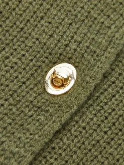 Clearance Elegant Metal Lapel Sweater Sweater Tops|Sweaters & Cardigans
