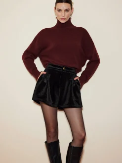 Online Elegant Mock Neck Shift Sweater Sweater Tops|Sweaters & Cardigans