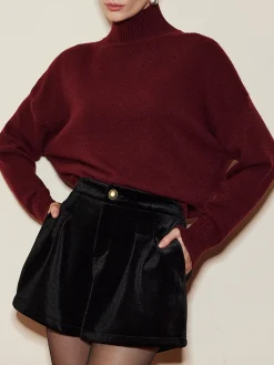 Best Elegant Mock Neck Shift Sweater Sweater Tops|Sweaters & Cardigans