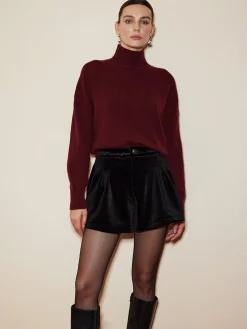 Best Elegant Mock Neck Shift Sweater Sweater Tops|Sweaters & Cardigans