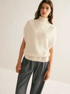 Best Elegant Mock Neck Sweater Vest Sweater Vests|Sweaters & Cardigans