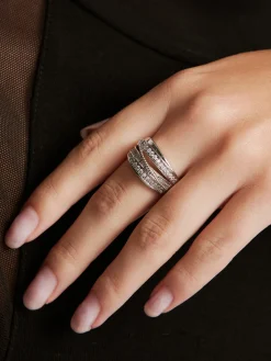 Sale Elegant Multi-Layer Zircon Ring Rings & Bracelets|Accessories