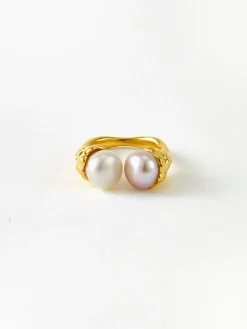 Clearance Elegant Pearl Open Ring Rings & Bracelets|Accessories