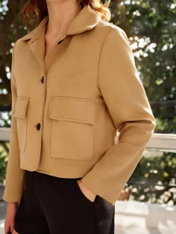 New Elegant Short Polo Jacket Outerwear|Jackets
