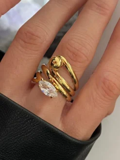 Best Elegant Twist Ring Rings & Bracelets|Accessories