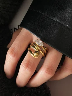 Best Elegant Twist Ring Rings & Bracelets|Accessories