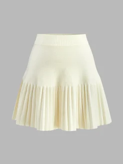 Hot Elegant Umbrella-Shape Knit Skirt Skirts|Knitwear