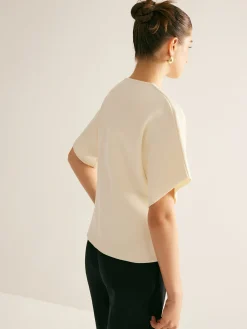 Sale Elegant V-Neck Button Knit Top Sweater Tops|Sweaters & Cardigans