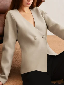 New Elegant V-Neck Fit Cardigan Cardigans|Sweaters & Cardigans