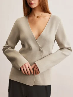 New Elegant V-Neck Fit Cardigan Cardigans|Sweaters & Cardigans