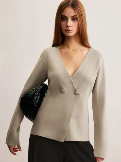New Elegant V-Neck Fit Cardigan Cardigans|Sweaters & Cardigans