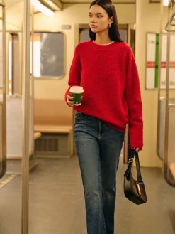Hot Elegant Wool-Blend Cozy Sweater Sweater Tops|Sweaters & Cardigans