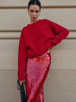 Hot Elegant Wool-Blend Cozy Sweater Sweater Tops|Sweaters & Cardigans