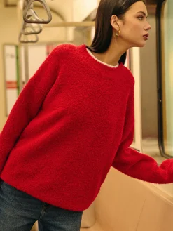 Hot Elegant Wool-Blend Cozy Sweater Sweater Tops|Sweaters & Cardigans