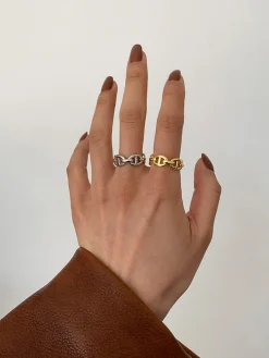 Clearance Eliza Chain Ring Rings & Bracelets|Accessories