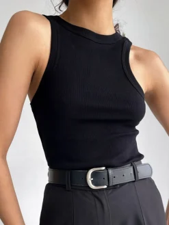 Clearance Ellis Crop Tank Top Sweater Tops|Crop Tops