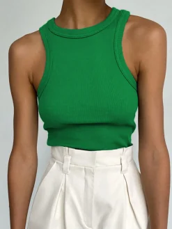 Clearance Ellis Crop Tank Top Sweater Tops|Crop Tops