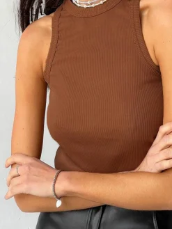 Clearance Ellis Crop Tank Top Sweater Tops|Crop Tops