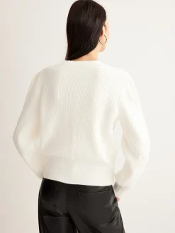 Best Embroidery-Bow Button Short Cardigan Cardigans|Sweaters & Cardigans