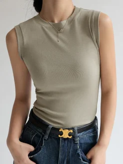 Outlet Everyday Cotton Tank Top Sweater Tops|Tank Tops & Camis
