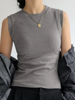 Outlet Everyday Cotton Tank Top Sweater Tops|Tank Tops & Camis