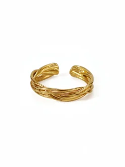 Outlet Fashionable Metal Line Open Ring Rings & Bracelets|Accessories