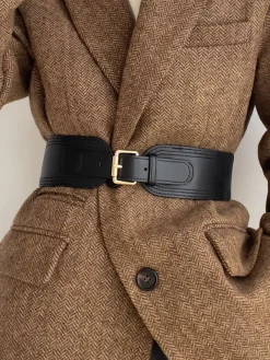 Online Faux Leather Buckle Corset Belt Belts & Chain|Accessories
