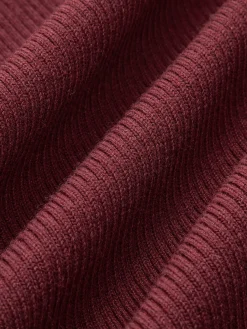 Feather Trim Wool-Blend Slim Sweater Sweater Tops|Sweaters & Cardigans
