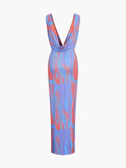 Best Flaming Passions Cowl Neck Long Dress Casual Dresses|Cocktail & Party Dresses