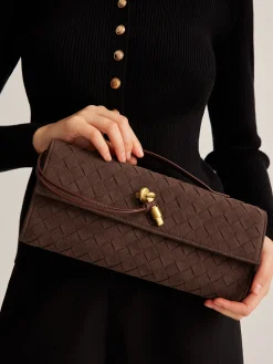 Outlet Flap Suede Clutch Bag Bags|Accessories
