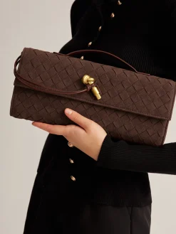 Outlet Flap Suede Clutch Bag Bags|Accessories