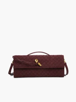 Outlet Flap Suede Clutch Bag Bags|Accessories