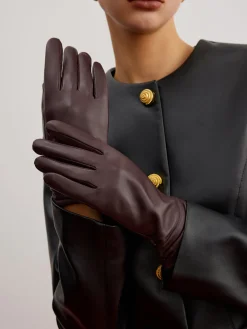 Fleece Lined Goatskin Gloves Accessories